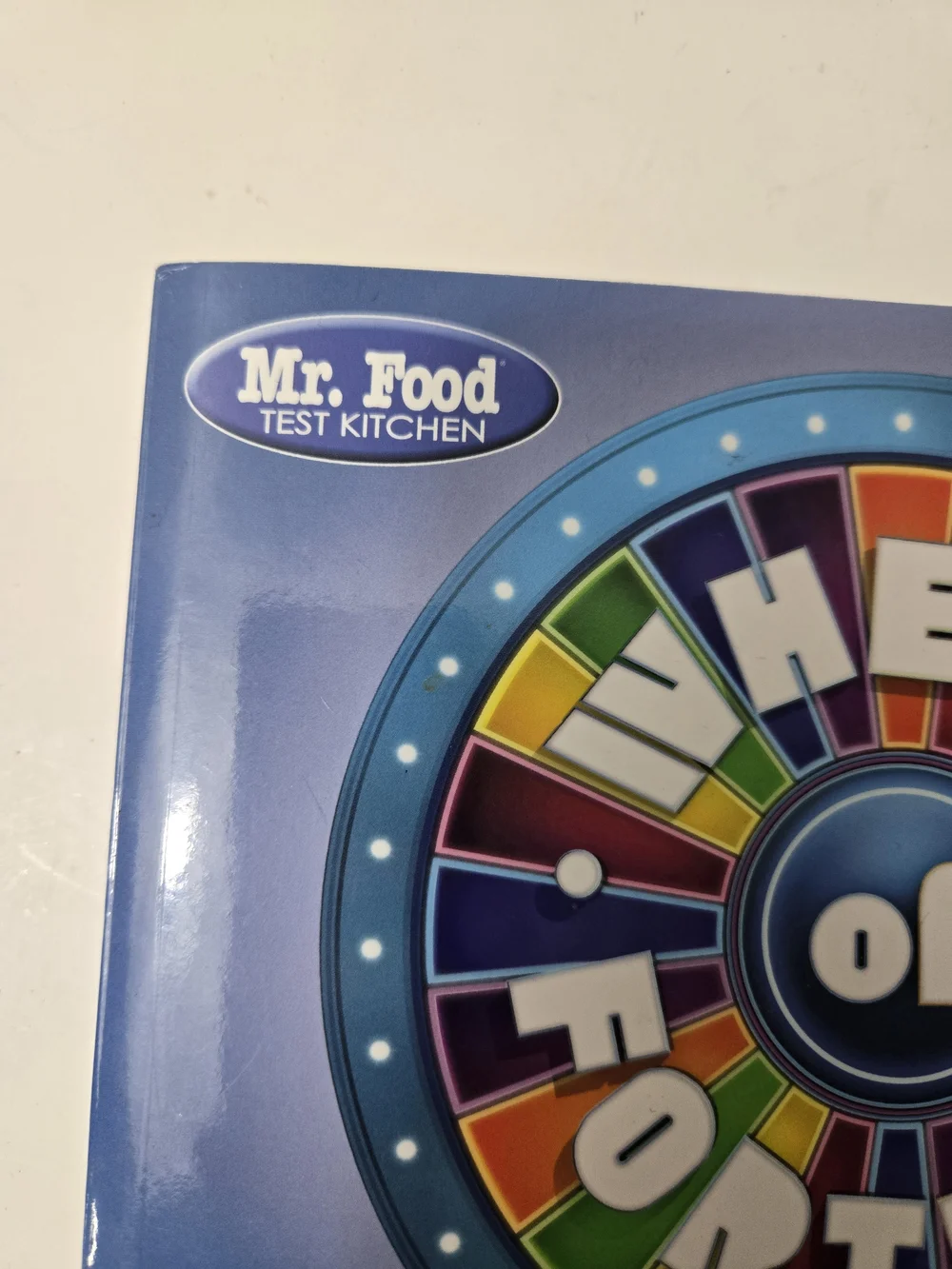 Wheel of Fortune Collectible Cookbook - Blue Cover